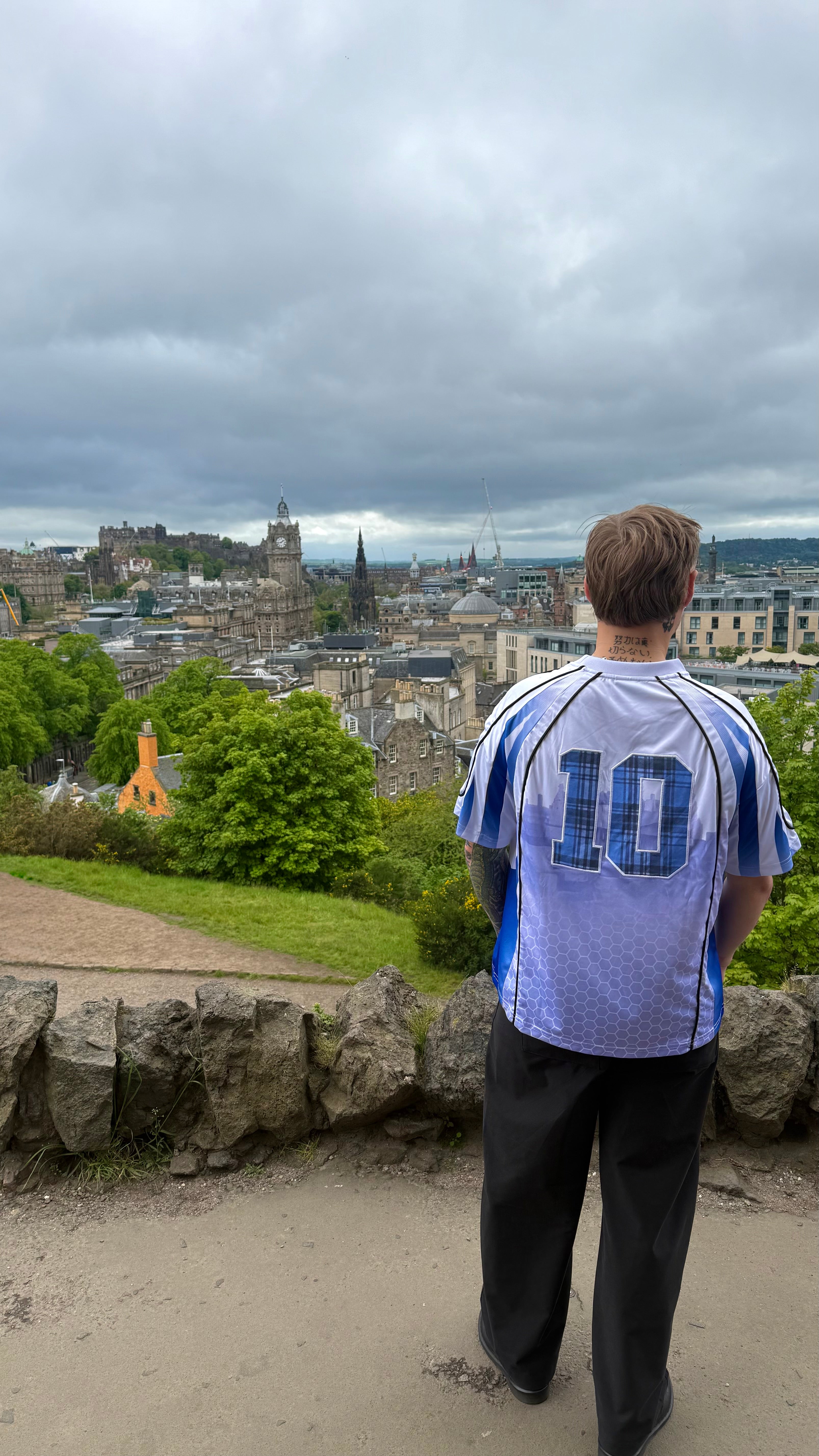 CARELESS x SCOTLAND RETRO JERSEY (WHITE)
